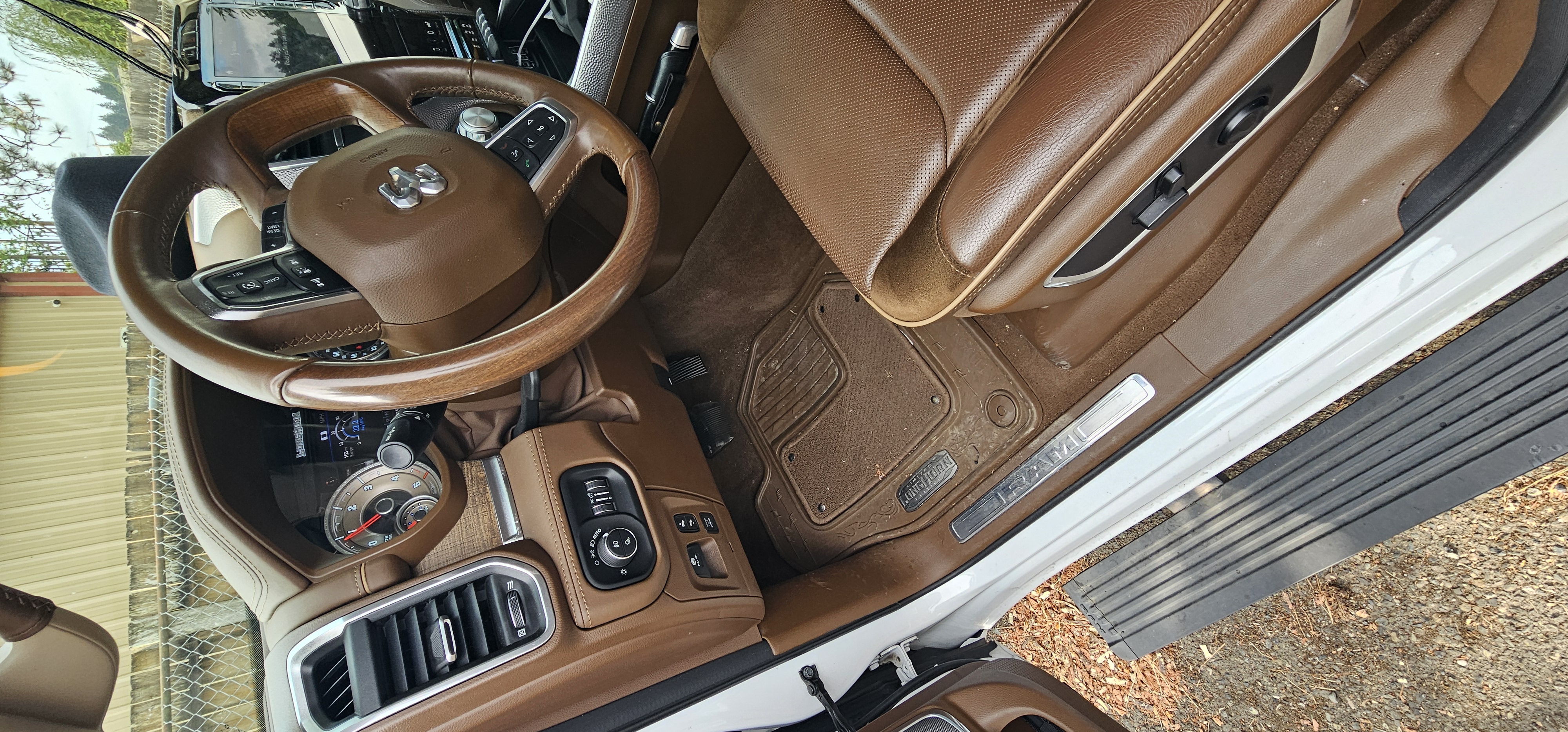 Driver Footwell - before detailing condition